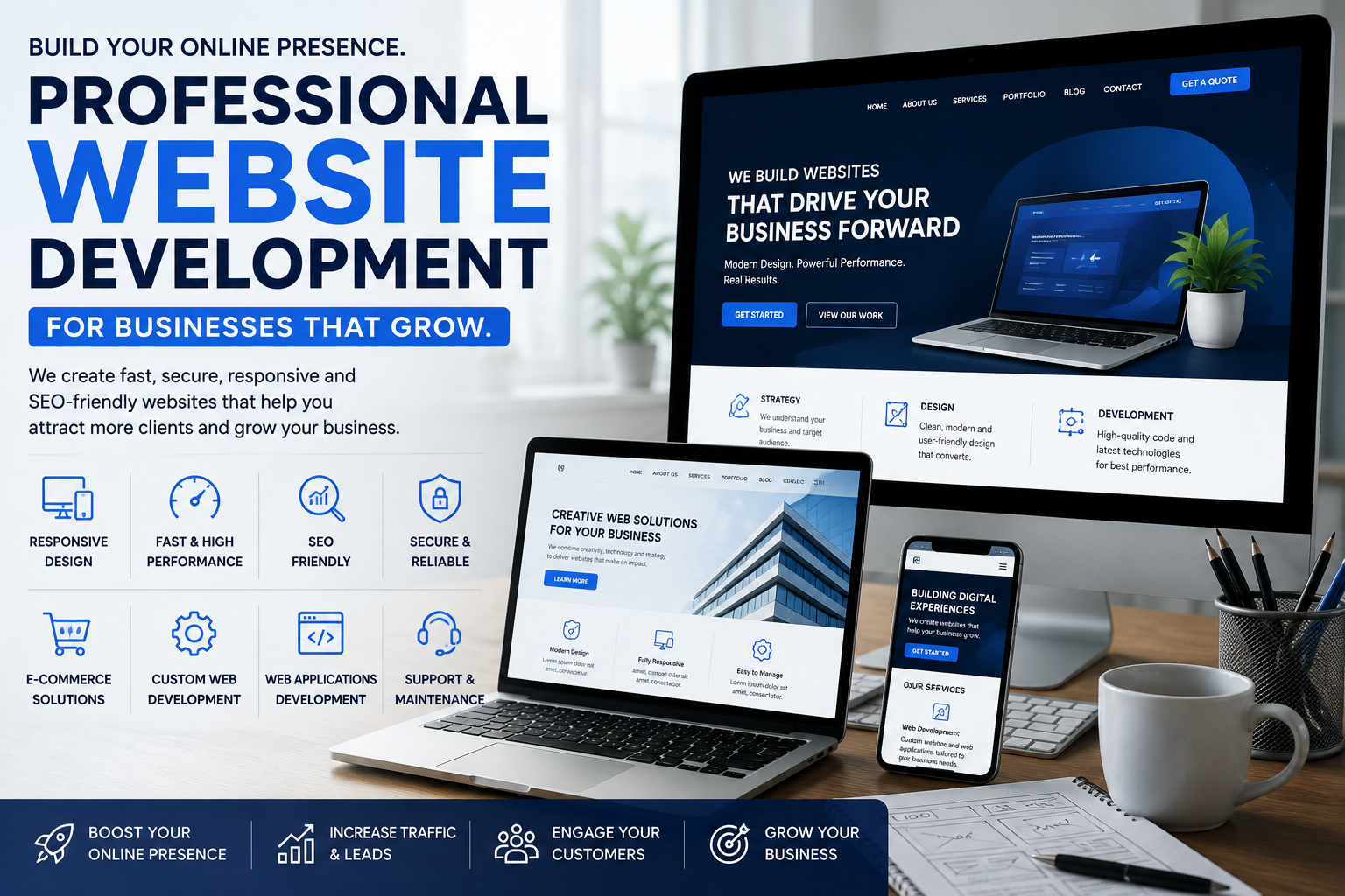 Website Development Company in Hansi, Hisar & India | Professional, Business & E-commerce Websites