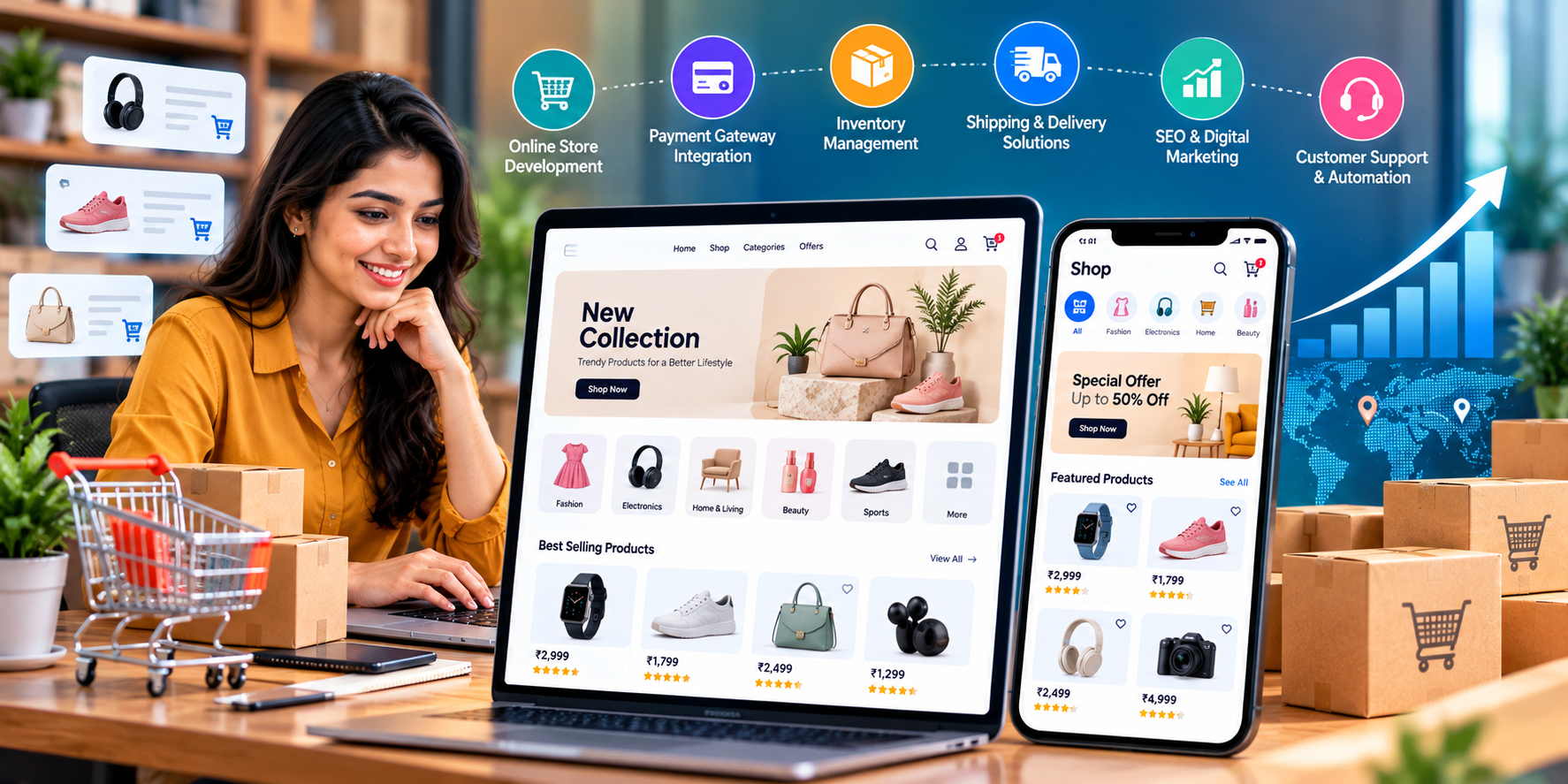 E-Commerce Website Development Company | Cycode Technologies
